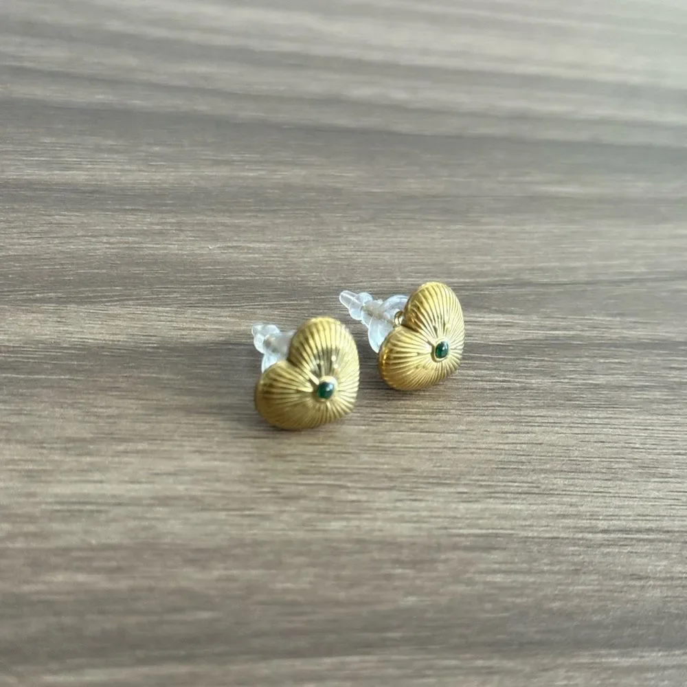 Heart earrings Q824